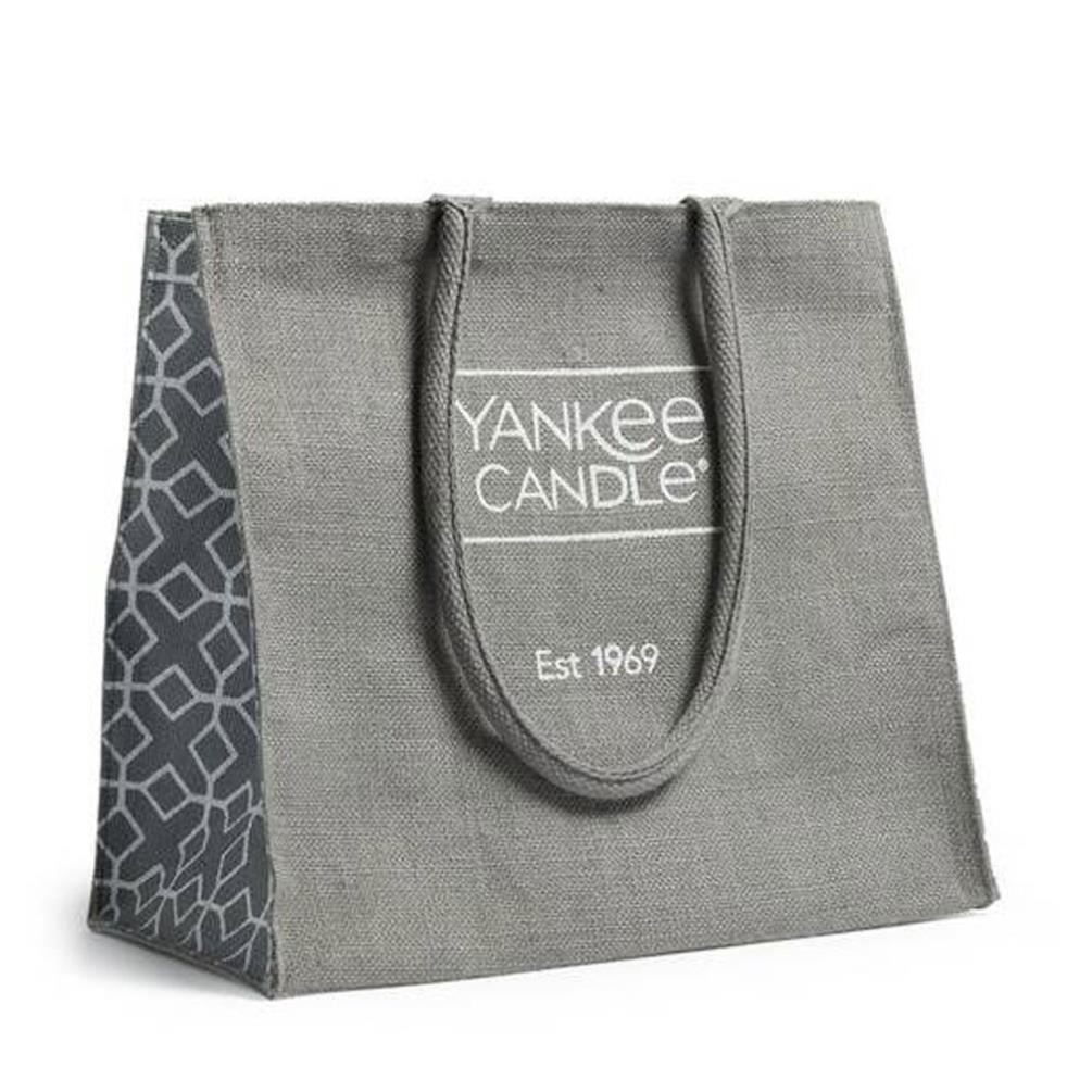 Yankee Candle Grey Jute Bag £5.99